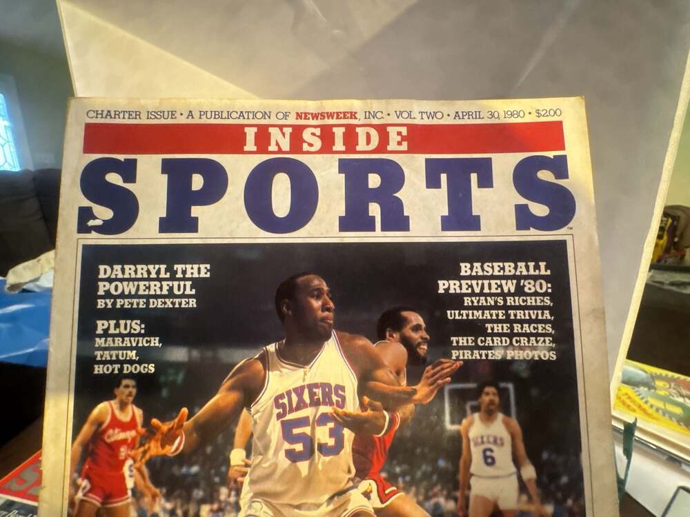 Inside Sports Magazine Charter Issue April 30 1980 Darryl Dawkins